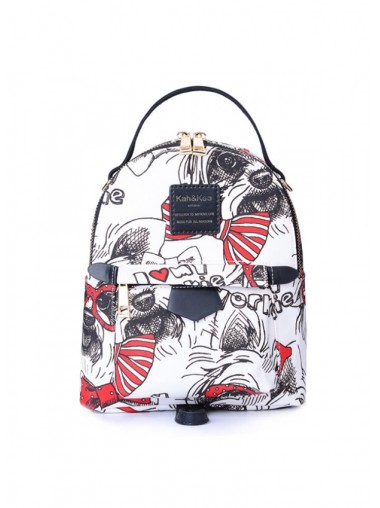 KnK Sweety Mini Backpack- Graphic Red